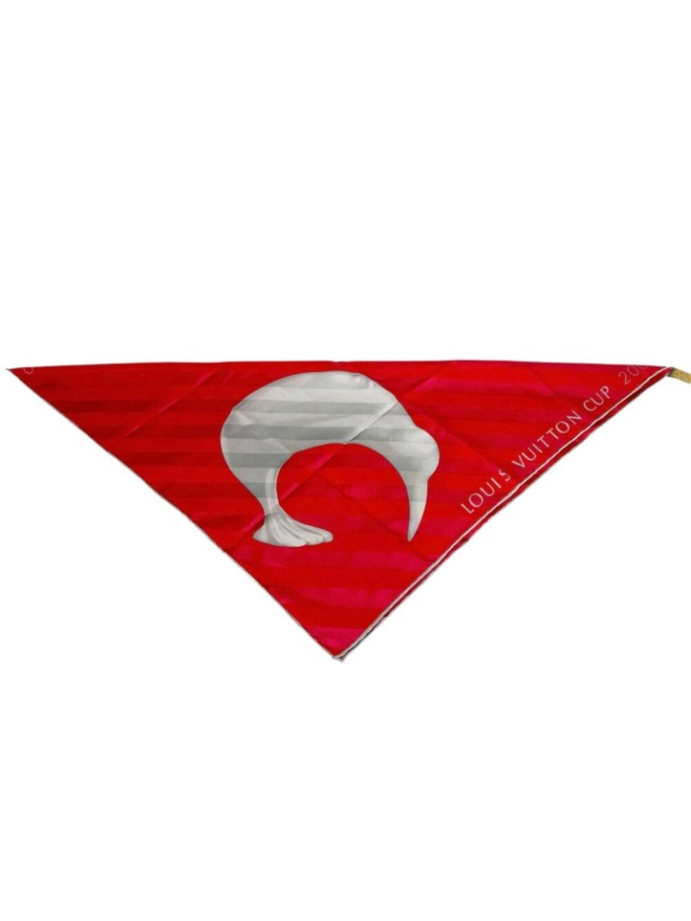 Louis Vuitton LV Cup Silk Red Scarf - Picture 3 of 7